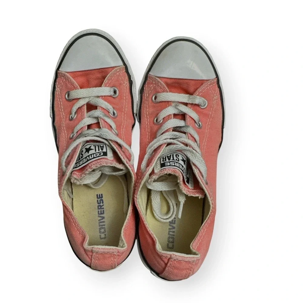 Converse Chuck Taylor All Star Low Top Coral Pink Youth Sneakers Size 2